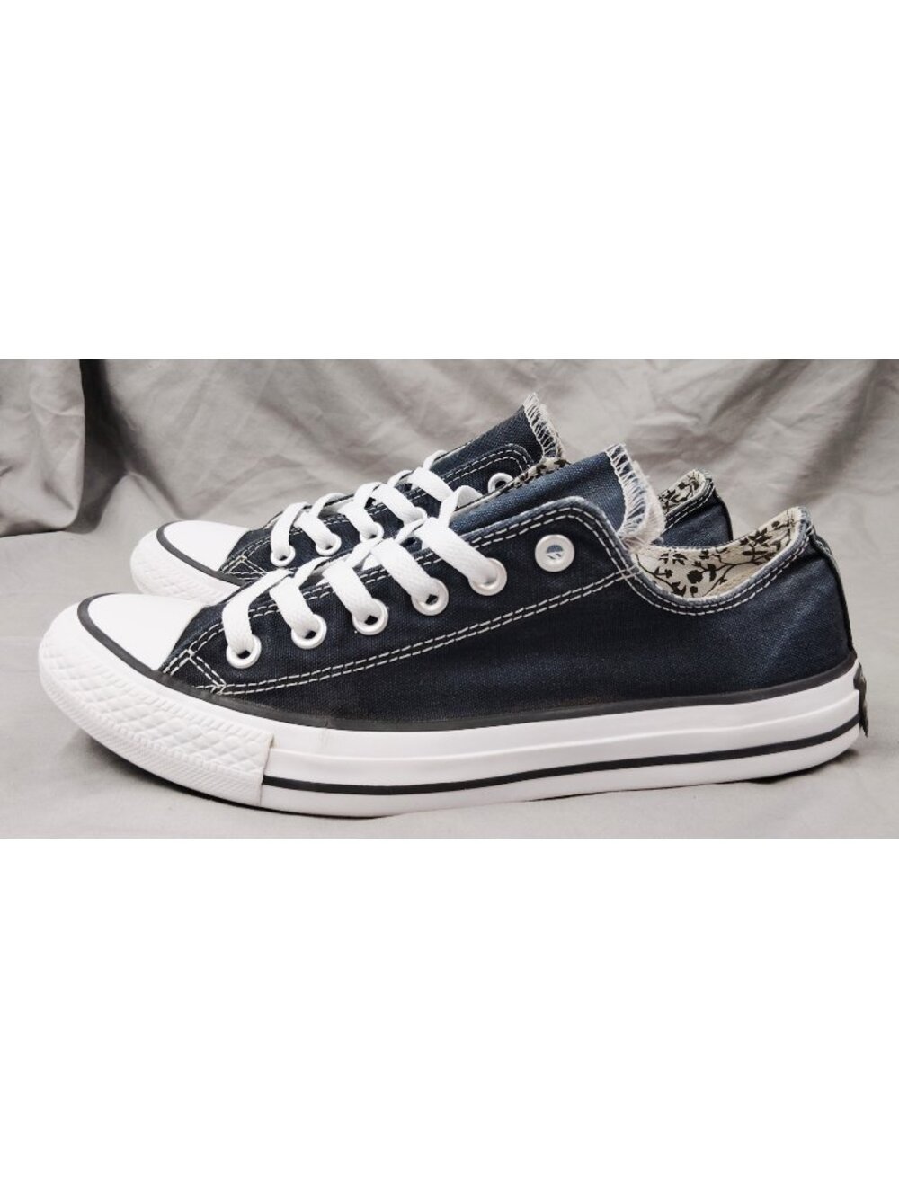 Converse Chuck Taylor All Star 107469F Floral Frayed Low Top Womens 9 Mens 7